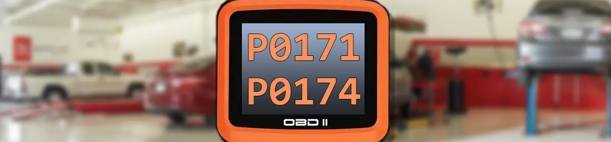 Toyota P0171, P0174 Código de erro