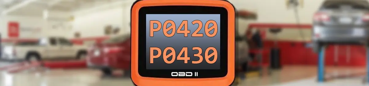 Toyota P0420, P0430 Código de erro